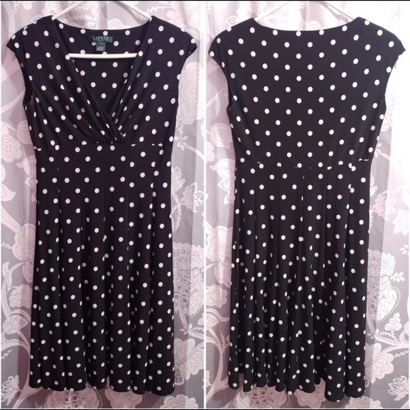 Ralph Lauren Polkadot ALine Dress size 4 - Picture 5 of 5